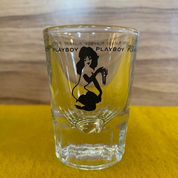 Vintage Playboy Shot Glass 2 oz. - Picture 1 of 2